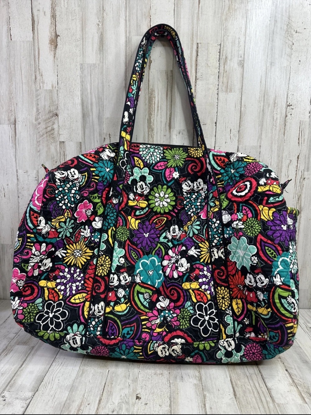 Quilted Floral Duffel Bag in Disney Multicolor - Vera Bradley